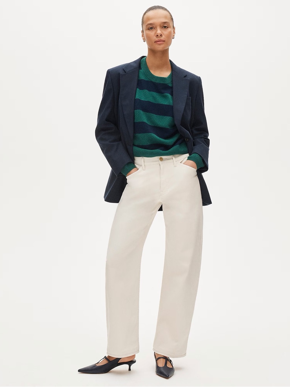 J Crew Zoe barrel pant in chino